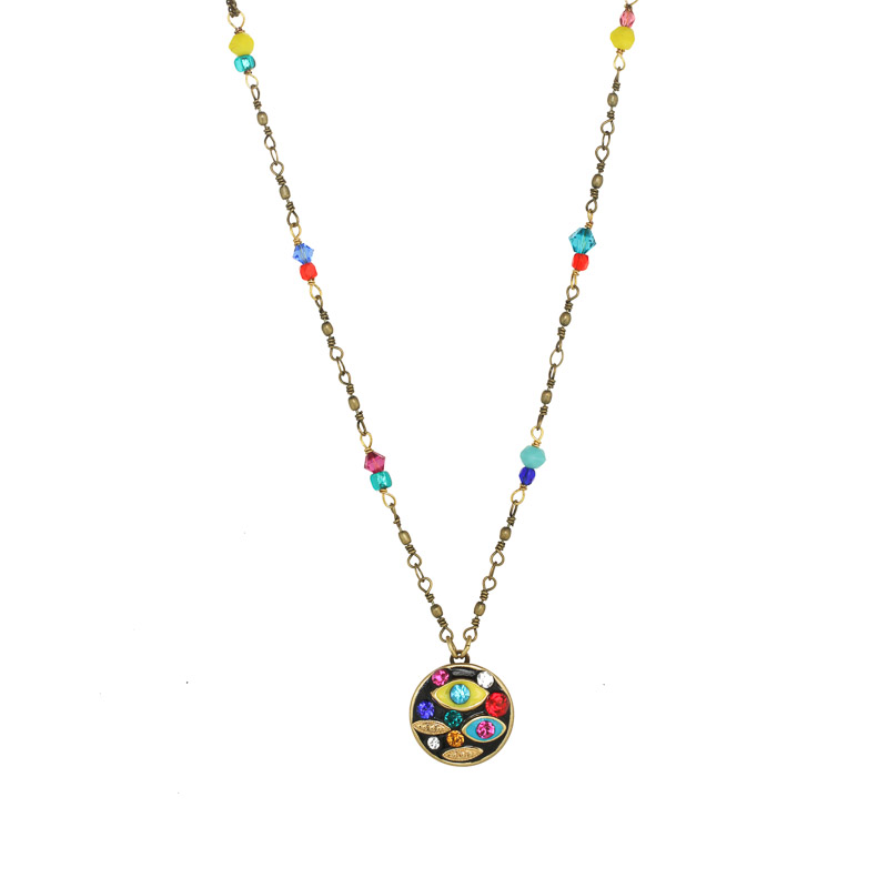 Small Round Multi-Eye Necklace